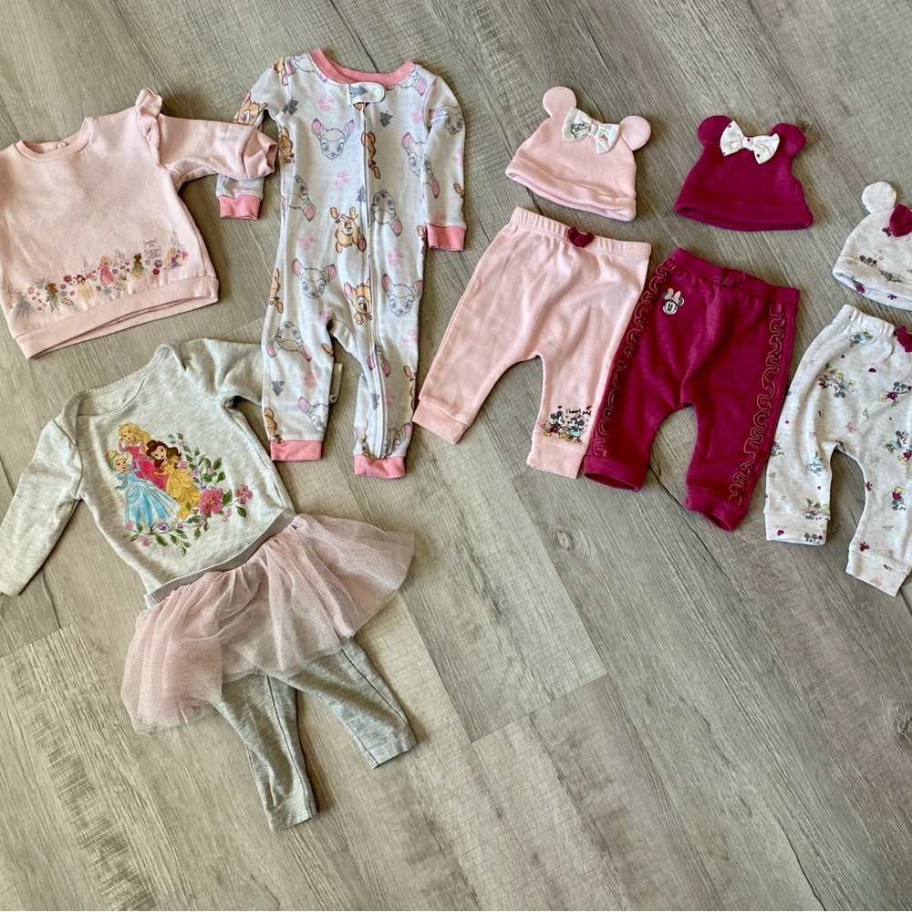 Disney Baby girl clothing bundle
